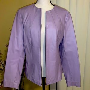 Russell Kemp leather jacket size 10